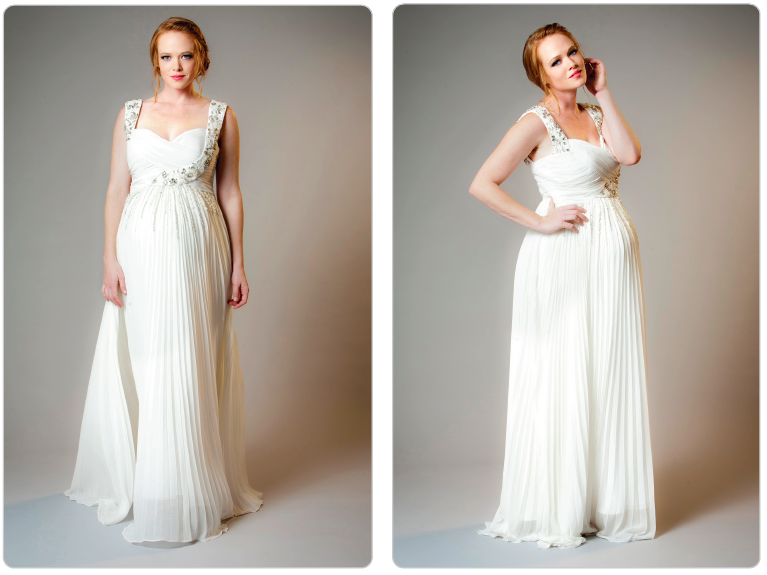 10 Designer Pregnant Wedding Dress Models To Make You Look Like A Princess (4)
