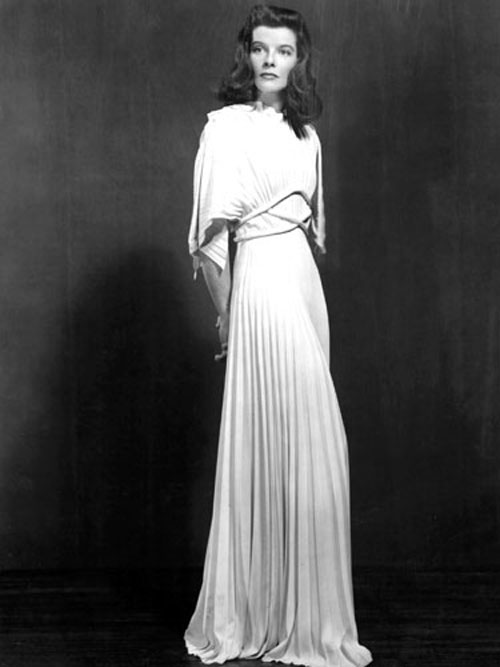 Katharine Hepburn The Philadelphia Story white dress