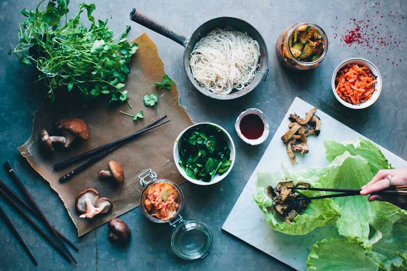 Green-Kitchen-Stories-Korean-kimchi-lettuce-wraps