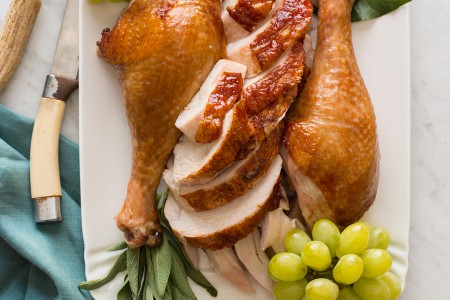Citrus and herb roasted turkey