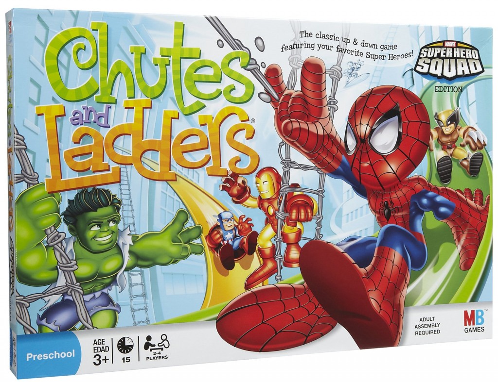 Chutes and Ladders Super Hero Squad