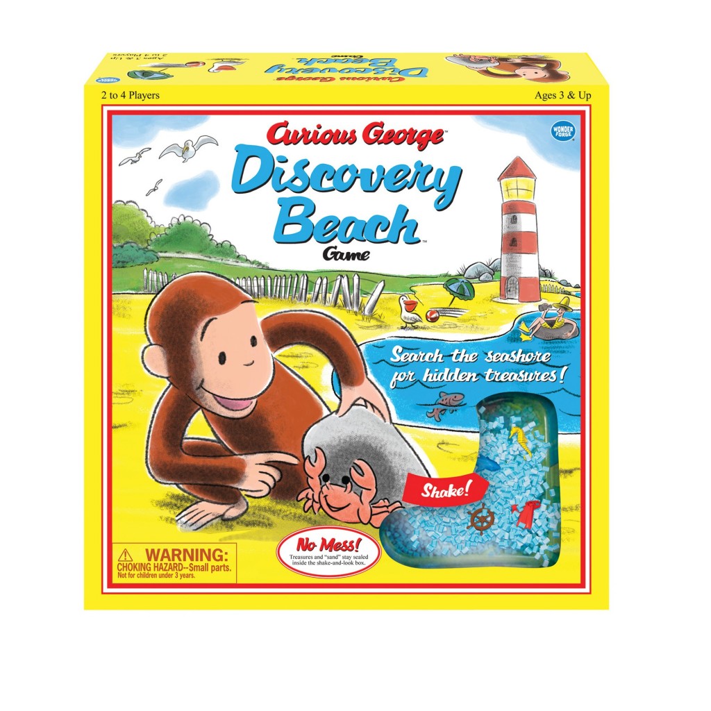 Curious George Discovery Beach Game Vintage Edition