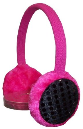 N'ice Caps Girls Sequin Trimmed Adjustable Ear Muffs
