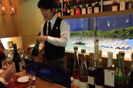 Sake bar in Japan