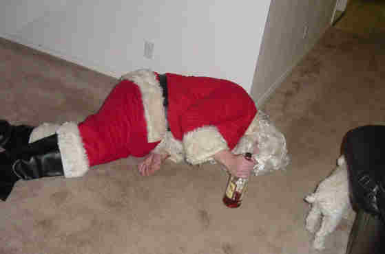 drunk santa
