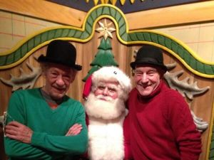 santa is a fan of Gandalf and Captain Picard