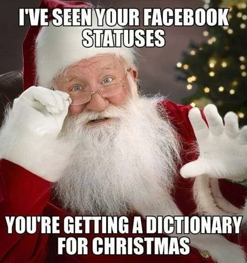 santa watches our facebook profiles