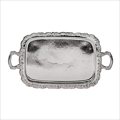 Elegance Silver Ashley Silver Plated Tray With Handles