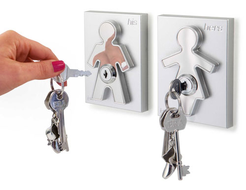 His and Her Key Holders - Couple Human Key Holders