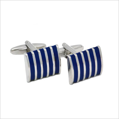 APEX Enamel Striped Cufflinks