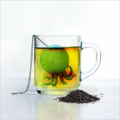 Mustard Octeapus Tea Infuser