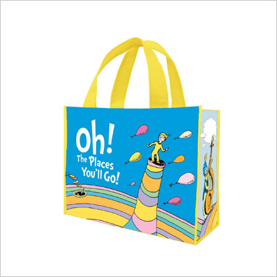 Dr. Seuss Oh The Places Recycled Shopper Tote