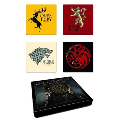 Game of Thrones House Sigil Coaster Set