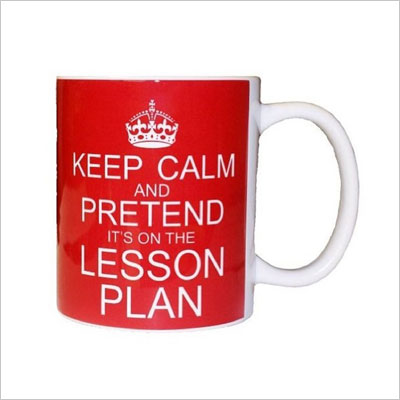Keep Calm Pretend It's On The Lesson Plan Coffee Mug