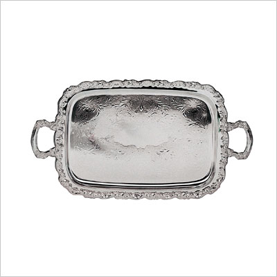 Elegance Silver Ashley Silver Plated Tray With Handles