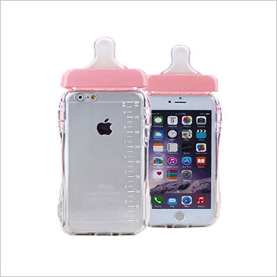 Baby Bottle Silicone Phone Protector