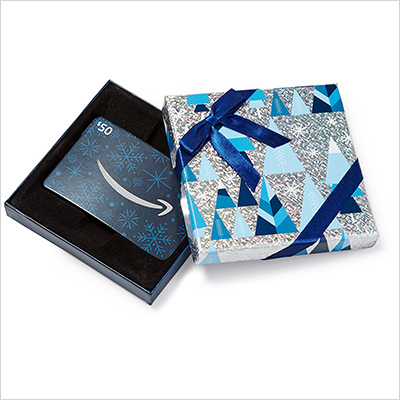 amazon gift card in gift box