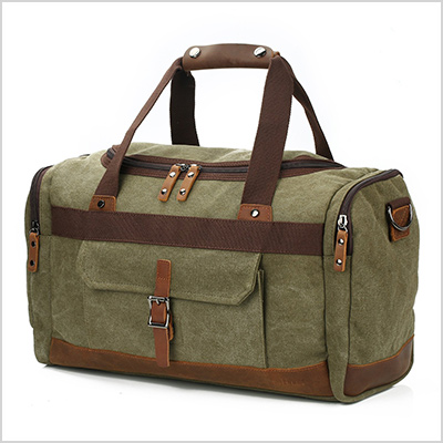 canvas travel duffel bag