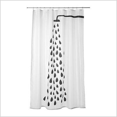ikea polyester shower curtain