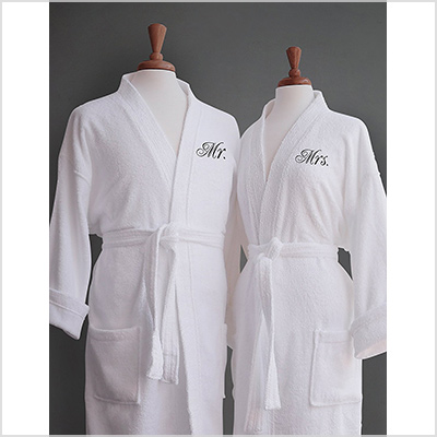 luxor linens his and hers bathrobe