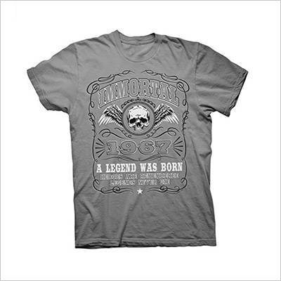 ShirtInvaders Immortal 1968 - A Legend Was Born - 50th Birthday Gift T-Shirt